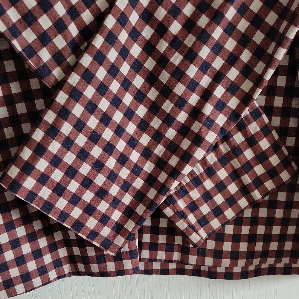 COS Checkered Top with Back Zip - Picture 6 of 6